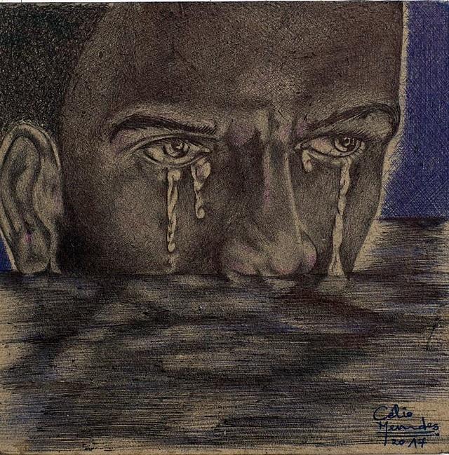 O Afogar no rio de lágrimas